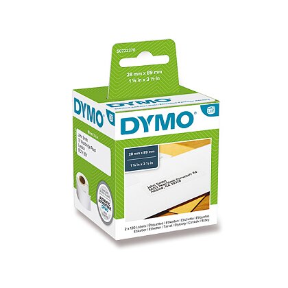 Obrázek produktu Dymo LW S0722370 - originální papírové štítky - 89 x 28 mm