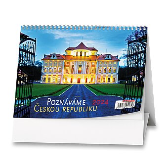 Obrázek produktu Poznáváme Českou Republiku 2024 - stolní obrázkový kalendář