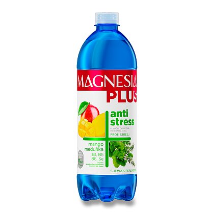 Obrázek produktu Magnesia Plus Antistress - ochucená minerální voda - mango a meduňka, 0,7 l