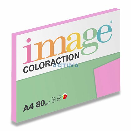 Obrázok produktu Image Coloraction - farebný papier - reflexná ružová, A4, 80 g, 100 l., Malibu