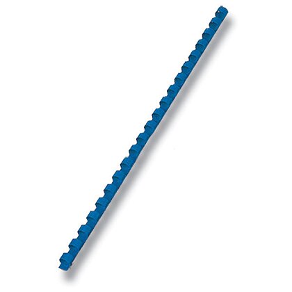 Obrázek produktu Plastový hřbet pro kroužkový vazač - průměr 6 mm, 100 ks, modrý