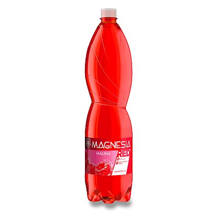 Obrázek produktu Magnesia Red - ochucená minerální voda - Malina, 6 × 1,5 l