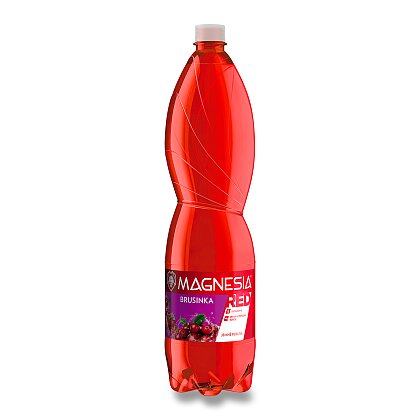 Product image Magnesia Red - flavoured mineral water - Cranberry, 6 × 1.5 l