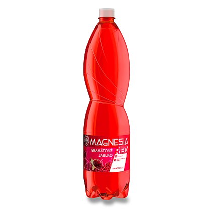 Obrázek produktu Magnesia Red - ochucená minerální voda - Granátové jablko, 6 × 1,5 l