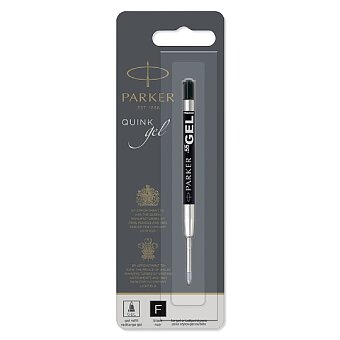 Obrázek produktu Gelová náplň Parker do kuličkové tužky - černá - výběr šíře stopy
