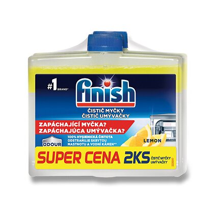 Obrázek produktu Finish - čistič myčky - Lemon, 2 x 250 ml