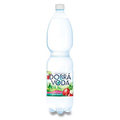 Product image Dobrá voda - softly sparkling water - Forest strawberry, 6 × 1,5 l