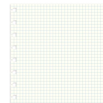 Obrázek produktu Náhradní listy, čtverečkované - náplň A4 zápisníků Filofax Notebook