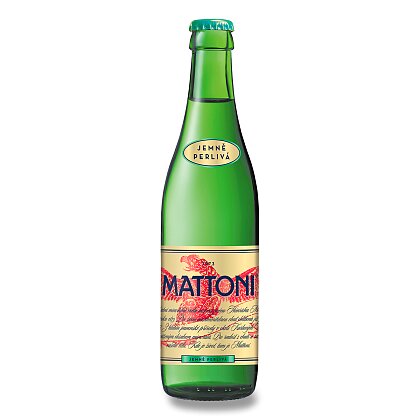 Obrázek produktu Mattoni - jemně perlivá voda ve skle - 24 × 0,33 l