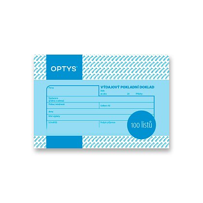 Product image Optys - spend cash desk evidence