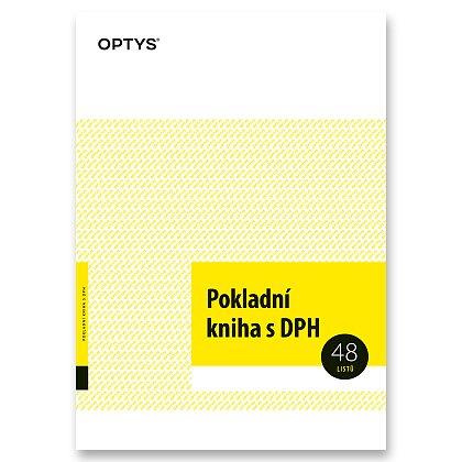 Product image Optys - book of receipts with DPH