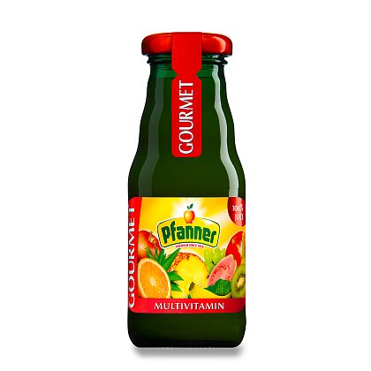 Product image Pfanner Gourmet - fruit juice - multivitamin 100%, 200 ml, 24 pcs
