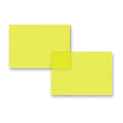 Obrázek produktu Přední strana pro kroužkový vazač - A4, 0,2 mm, 100 ks, žlutá