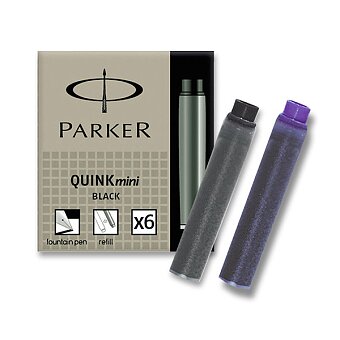 Obrázek produktu Inkoustové mini bombičky Parker - 6 ks, výběr barev