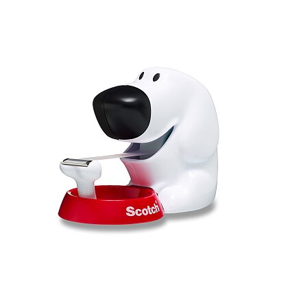 Obrázok produktu 3M Scotch Magic - plastový zásobník na pásky v tvare psa - 19 mm x 33 m
