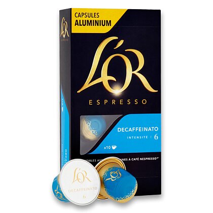Obrázek produktu L'Or Espresso Decaffeinato Intenzita 6 - kapsle do kávovaru - 10 kapslí
