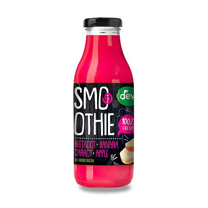 Obrázek produktu Deva - ovocné smoothie - červená řepa, banán, mrkev, jablko, 300 ml