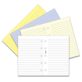 Obrázek produktu Poznámkový papír, linkovaný - náplň mini diářů Filofax