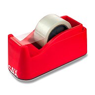 SAX 729 Tape-It Easy - odvíjač samolepiacej pásky - červený