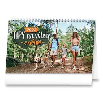 Obrázek produktu Tipy na výlety s dětmi 2024 - stolní obrázkový kalendář