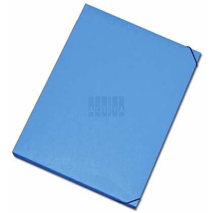 Obrázok produktu HIT - prešpánový box na gumičku - A4, modrý