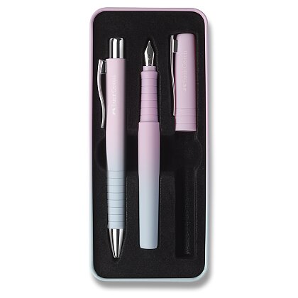 Obrázok produktu Faber-Castell Poly Ball Flow - plniace a guličkové pero - Blushing Sky