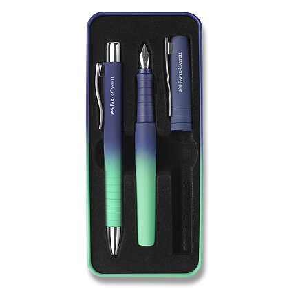 Obrázok produktu Faber-Castell Poly Ball Flow - plniace a guličkové pero - Buzzing Blue