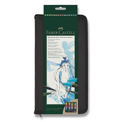 Obrázek produktu Faber-Castell Albrecht Dürer - akvarelové popisovače - 30 ks s příslušenstvím, pouzdro