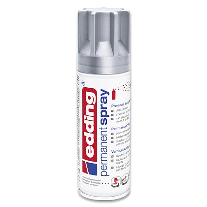 Obrázek produktu Edding 5200 - akrylový sprej - stříbrná matná 923