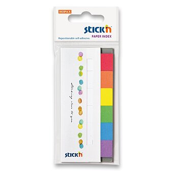 Obrázek produktu Samolepicí záložky Stick&#039;n Paper Index - rainbow, 45 x 15 mm, 6 x 30 ks