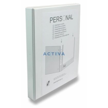 Obrázek produktu PP Personal - 4kroužkový pořadač - A4, 35 mm, bílý
