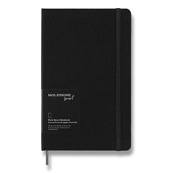 Obrázek produktu Zápisník Moleskine Smart Writing - tvrdé desky - L, čistý, černý