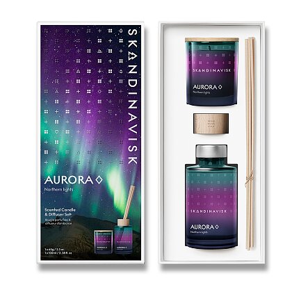 Obrázek produktu Skandinavisk AURORA - dárkový set difuzér a vonná svíčka