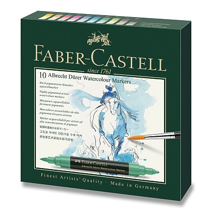 Obrázek produktu Faber-Castell Albrecht Dürer - akvarelové popisovače - 10 barev