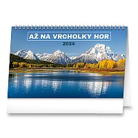 Stolní kalendář Až na vrcholky hor 2024