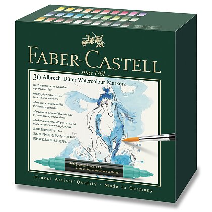 Obrázek produktu Faber-Castell Albrecht Dürer - akvarelové popisovače - 30 barev