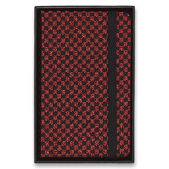 Obrázek produktu Zápisník Moleskine Holiday Shine Red - tvrdé desky - XS, čistý, černočervený