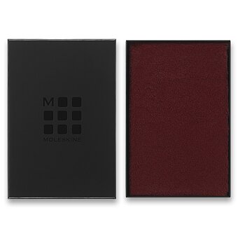 Obrázek produktu Zápisník Moleskine Faux Fur, tvrdé desky - L, linkovaný, vínový