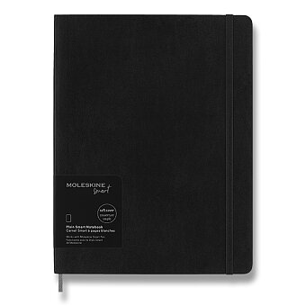 Obrázek produktu Zápisník Moleskine Smart Writing - měkké desky - XL, čistý, černý