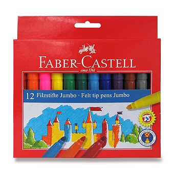 Obrázek produktu Dětské fixy Faber-Castell Jumbo - 12 barev