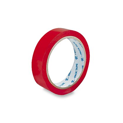 Obrázok produktu Reas Pack - samolepiaca páska - 24 mm × 66 m, červená