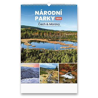 Obrázek produktu Nástěnný kalendář Národní parky 2024