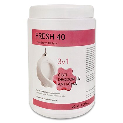 Product image Fresh40 3v1 - urinal tablets - floral fragrance