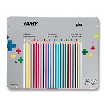 Obrázek produktu Pastelky Lamy plus - 24 barev, plechová krabička