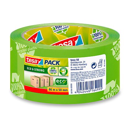 Product image Tesa Eco & Strong - packing tape - 50 mm x 66 m, green