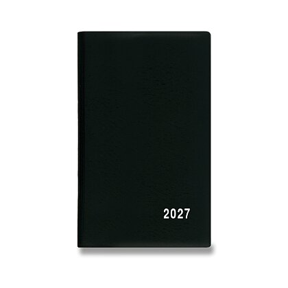 Product image Baloušek PVC 2027 - týdenní diář -  kapesní, černý