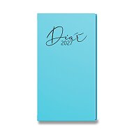 Pastel 2027 - vreckový diár - modrý