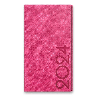 Obrázek produktu Diář Tora 2024 - kapesní, týdenní, růžový