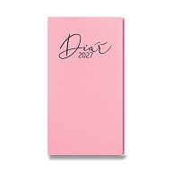 Pastel 2027 - vreckový diár - ružový