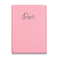Pastel 2027 - denný diár A5 - ružový
